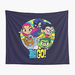 Teen Titans Go Group Tapestry