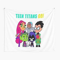 Teen Titans Go characters, Teen Titans Go games, Birthday Family Shirt, Kids Tapestry