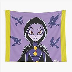Raven Teen Titans Tapestry