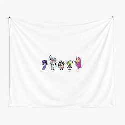 Funny Teen Titans Go Tapestry