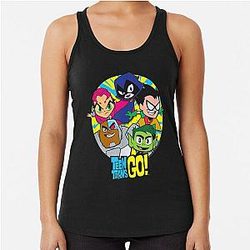 Teen Titans Go Group Racerback Tank Top