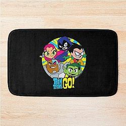 Teen Titans Go Group Bath Mat