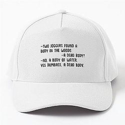 Teen Wolf quote sticker on a baseball cap