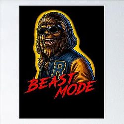 Beast Mode Teen Wolf Poster