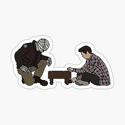 nogitsune & stiles - teen wolf sticker