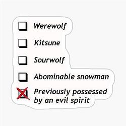 Teen Wolf What Are You Sticker