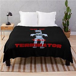 5G is the terminator Throw Blanket