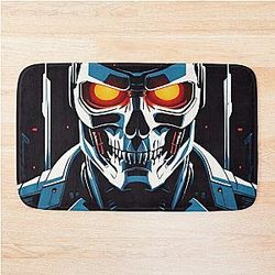 Unleash The Terminator: Precision, Power, Unstoppable. Bath Mat