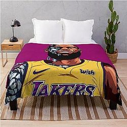 The Terminator Lebron Throw Blanket