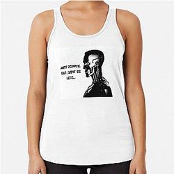 The Terminator Tagline Racerback Tank Top
