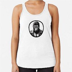 The Terminator Gorilla Racerback Tank Top