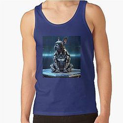 French Bulldog inspired by The Terminator Tank Top