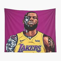 The Terminator Lebron Tapestry