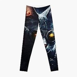 The Terminator Tela di gatto stampa variopinto moderno arte leggings