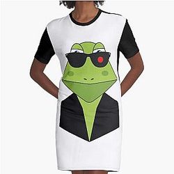 Mr Fritzzz as The Terminator Graphic T-Shirt Dress
