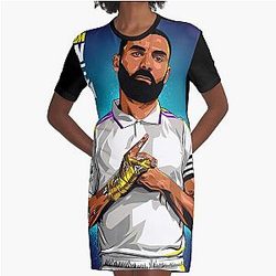 Benzema The Terminator Graphic T-Shirt Dress