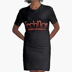 The Terminator - Tech Noir Club Classic Science Fiction Graphic T-Shirt Dress