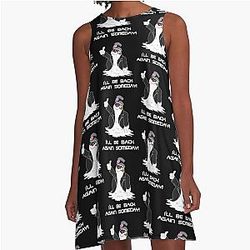 Frosty the Terminator A-Line Dress