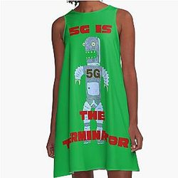 5G is the terminator A-Line Dress