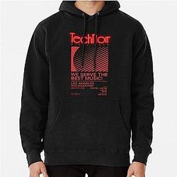 Retro 80s Technoir Nightclub Poster del Terminator Film Pullover Hoodie