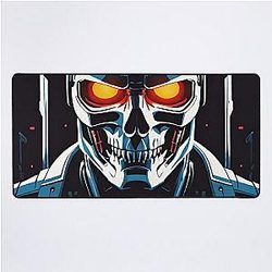 Unleash The Terminator: Precision, Power, Unstoppable. Desk Mat
