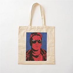 THE TERMINATOR (Pop Art) Cotton Tote Bag