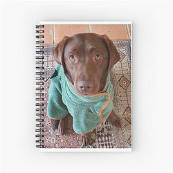 Tilly the Terminator  Spiral Notebook