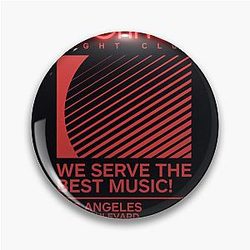 80s Technoir Nightclub da Terminator Movie Pin