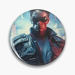 Cyberpunk Supervillains - The Terminator Pin