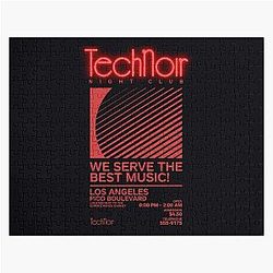 80s Technoir Nightclub  from the Terminator Movie   	 Jigsaw Puzzle