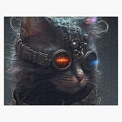 The Terminator Gatto tela stampa variopinto moderno arte puzzle