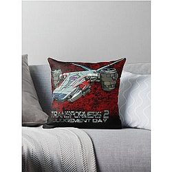 Transformers Meets the terminator Starscream Throw Pillow