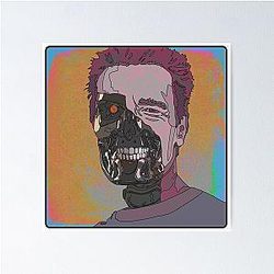 The Terminator - Poster psichedelico