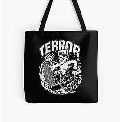 Vintage Terror band Poster All Over Print Tote Bag