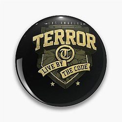 Best Logo Terror Band Pin