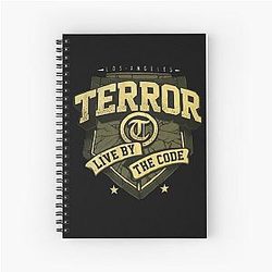 best logo terror band  Spiral Notebook