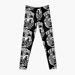 Vintage Terror band Poster Leggings