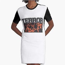 Terror Band Stage Graphic T-Shirt Dress