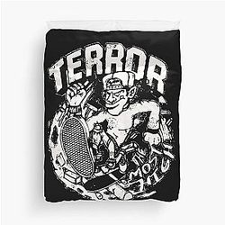 Vintage Terror band Poster Duvet Cover