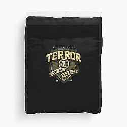 Best Logo Terror Band Duvet Cover