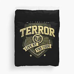 best logo terror band  Duvet Cover
