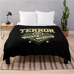 best logo terror band  Throw Blanket