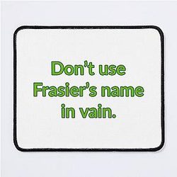 Frasier の名前をバイン引用符で使用しないでください。 Terry Crews ブルックリン ナインナイン マウスパッド