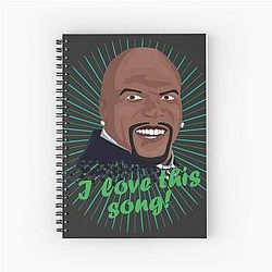 ラトル Terry Crews 私はこの歌のノートブックを愛する