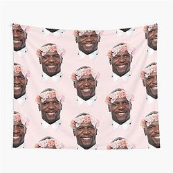 Terry Crews フラワークラウンタペストリー