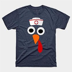 Nurse Thanksgiving - Funny Thanksgiving Nurse Costume T-Shirt TP1201