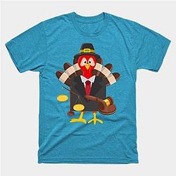 Lawyer Thanksgiving Turkey To Wear At The Law Office T-Shirt TP1201