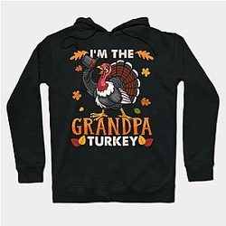 I'm The Grandpa Turkey Family Thanksgiving Hoodie TP1701