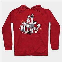 Horror Cat Funny Halloween Hoodie TP1701
