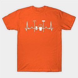 Housekeeping Cleaning Lady Heartbeat Mom T-Shirt TP1201